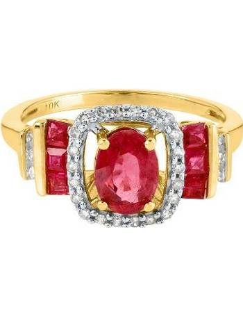 helzberg diamonds ruby ring