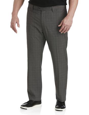 mens big and tall plaid dress pants