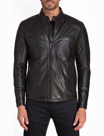 jared lang leather quilted moto jacket