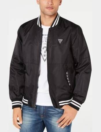 guess black bomber jacket