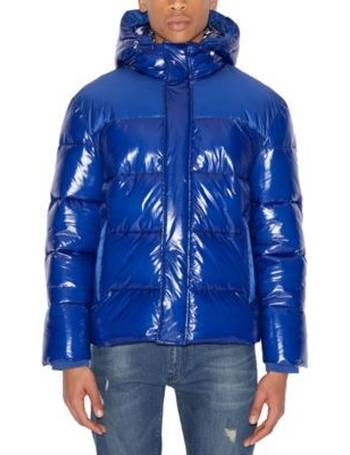 armani exchange blue coat